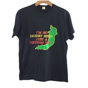 Vintage Screen‎ Stars Vietnam Vet Graphic T-shirt Single Stitch Men's XL